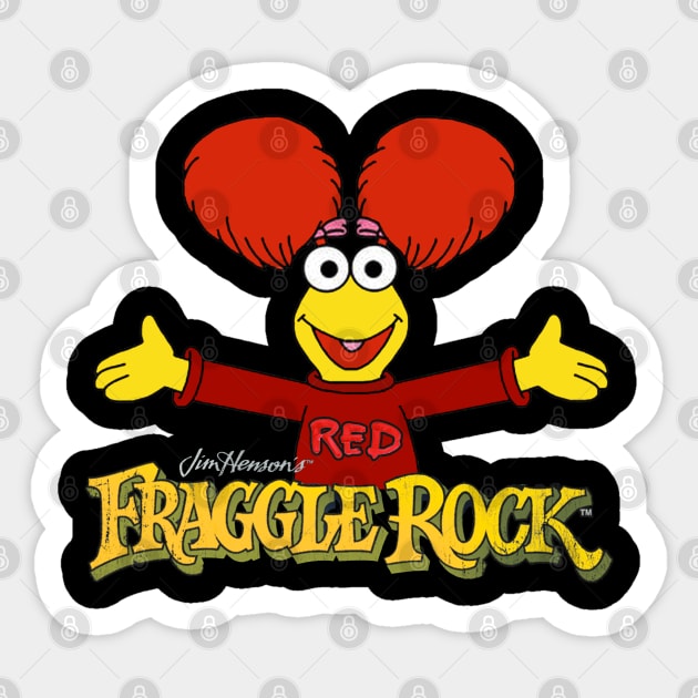 Red Fraggle Rock Sticker by Young Forever